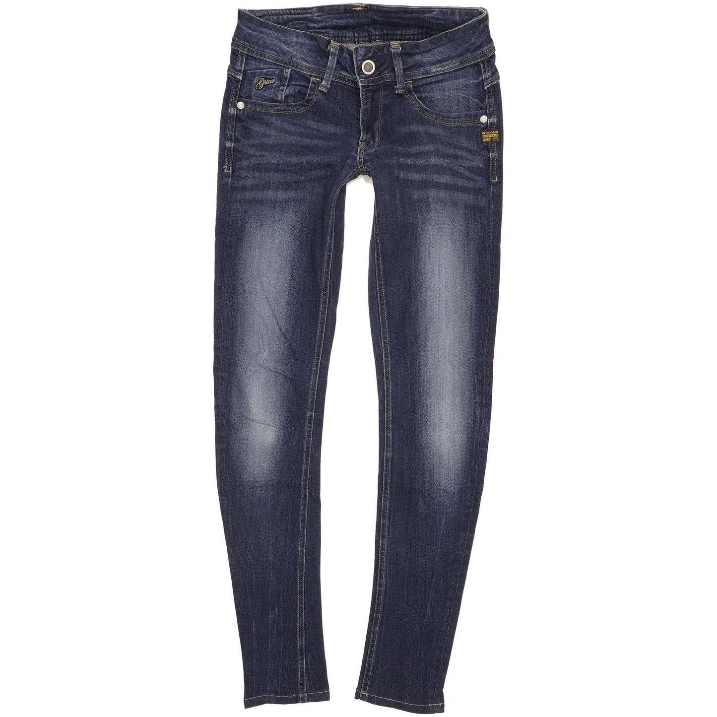G-Star Lynn Women Blue Skinny Slim Stretch Jeans W28 L30