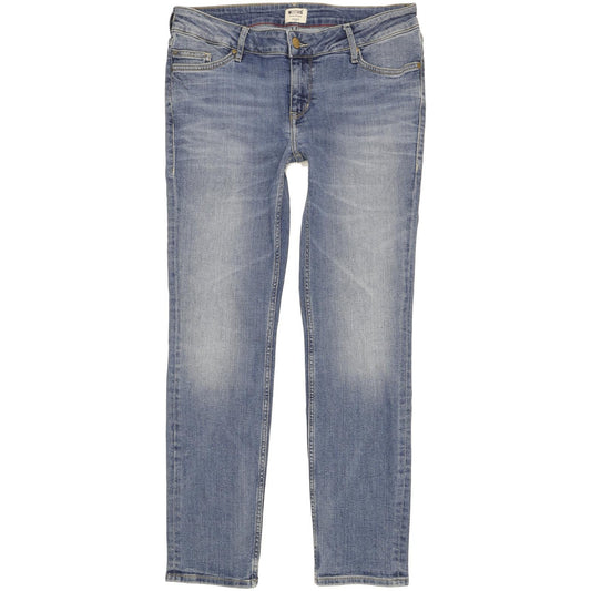 Mustang Jasmin Women Blue Straight Slim Stretch Jeans W31 L29