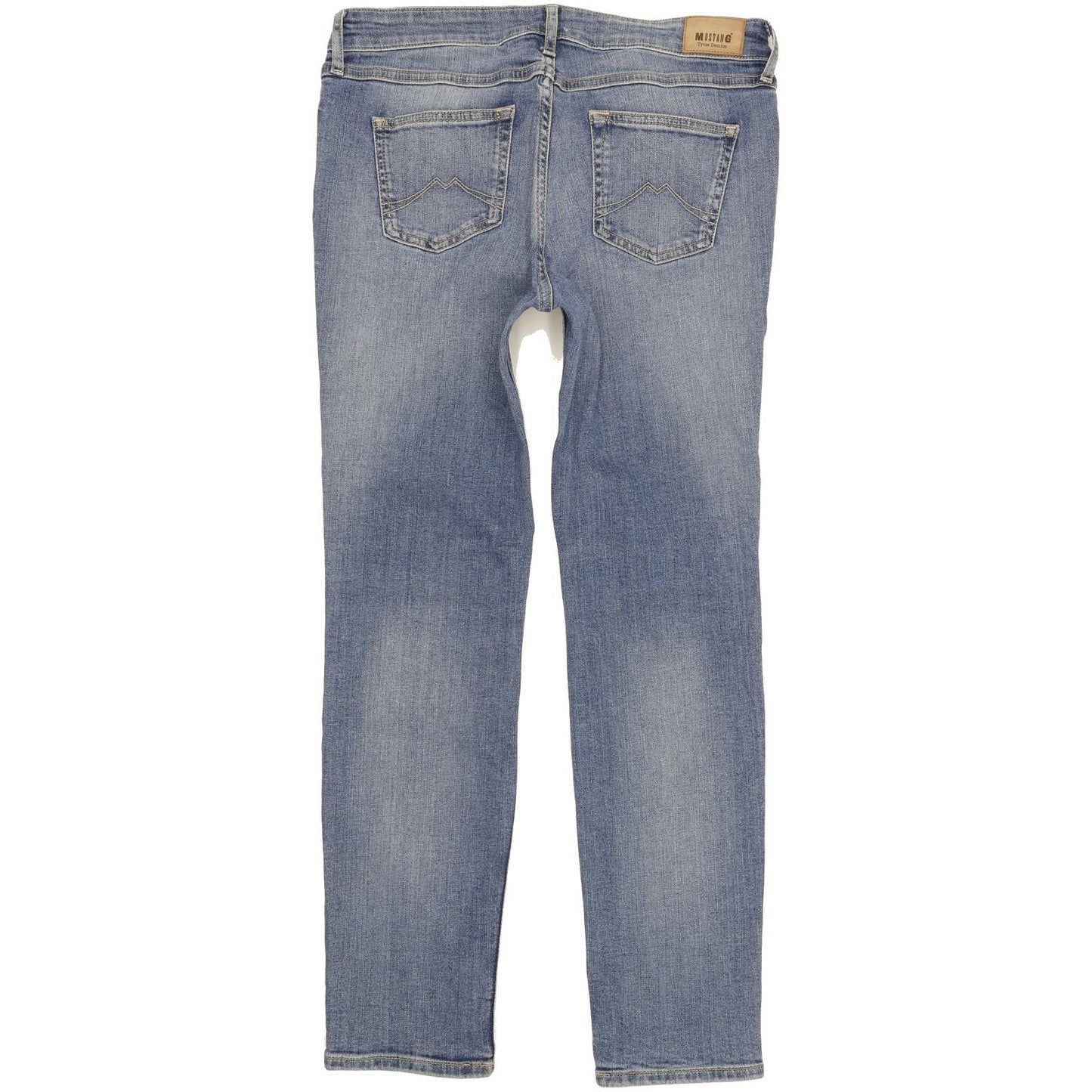 Mustang Jasmin Women Blue Straight Slim Stretch Jeans W31 L29