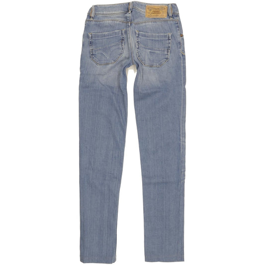 Diesel Navy Women Blue Skinny Slim Stretch Jeans W25 L30