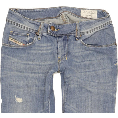Diesel Navy Women Blue Skinny Slim Stretch Jeans W25 L30