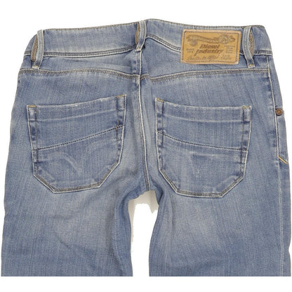 Diesel Navy Women Blue Skinny Slim Stretch Jeans W25 L30