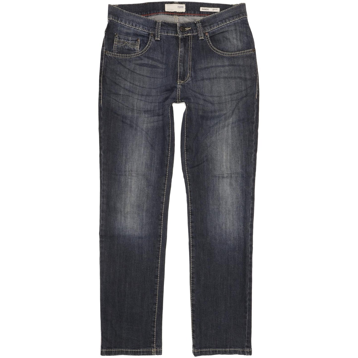 Pioneer Rando Men Blue Straight Regular Stretch Jeans W33 L32