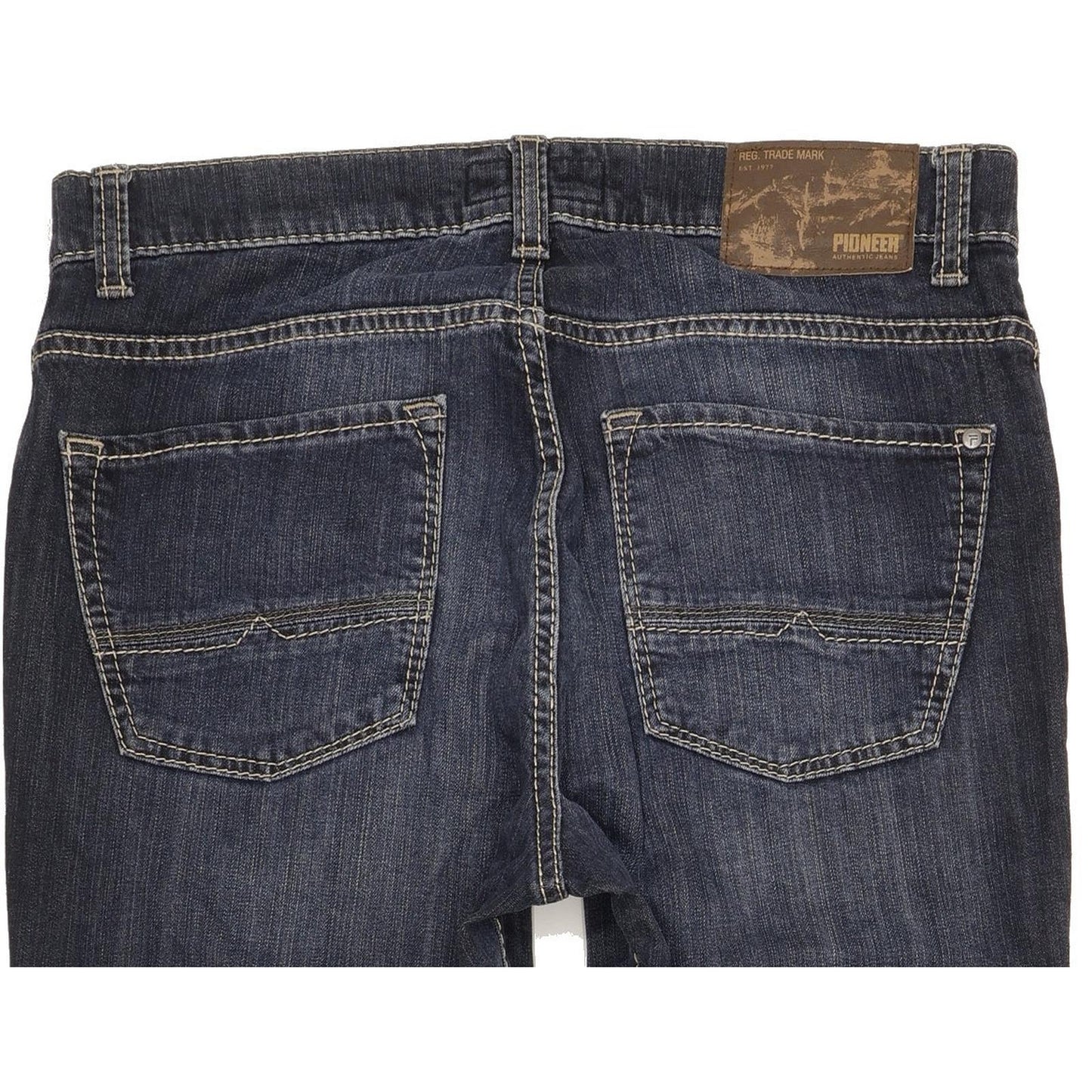 Pioneer Rando Men Blue Straight Regular Stretch Jeans W33 L32