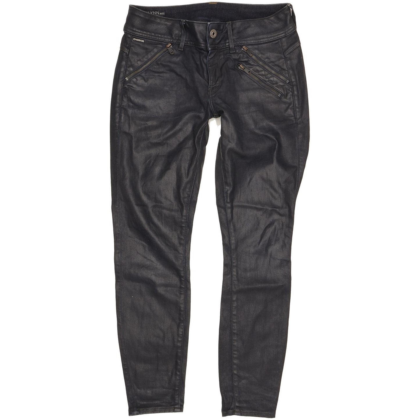 G-Star Lynn Biker Women Navy Skinny Slim Stretch Jeans W30 L29