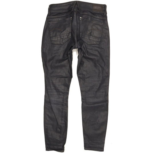 G-Star Lynn Biker Women Navy Skinny Slim Stretch Jeans W30 L29