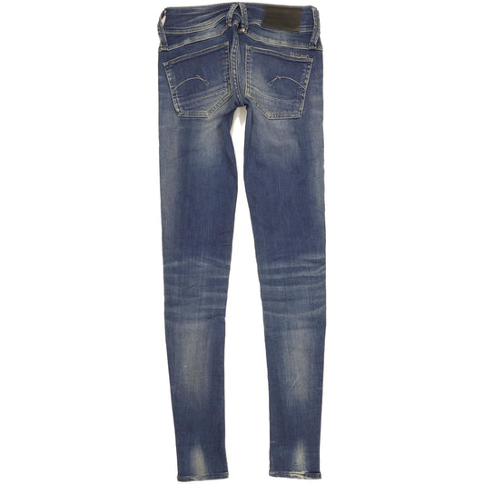 G-Star Lynn Women Blue Skinny Slim Stretch Jeans W24 L32
