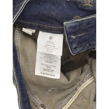 G-Star Lynn Women Blue Skinny Slim Stretch Jeans W24 L32