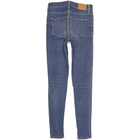 Levi's 720 Women Blue Skinny Slim Stretch Jeans W25 L30