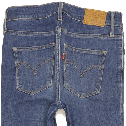 Levi's 720 Women Blue Skinny Slim Stretch Jeans W25 L30