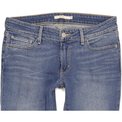 Levi's 711 Women Blue Skinny Slim Stretch Jeans W29 L32