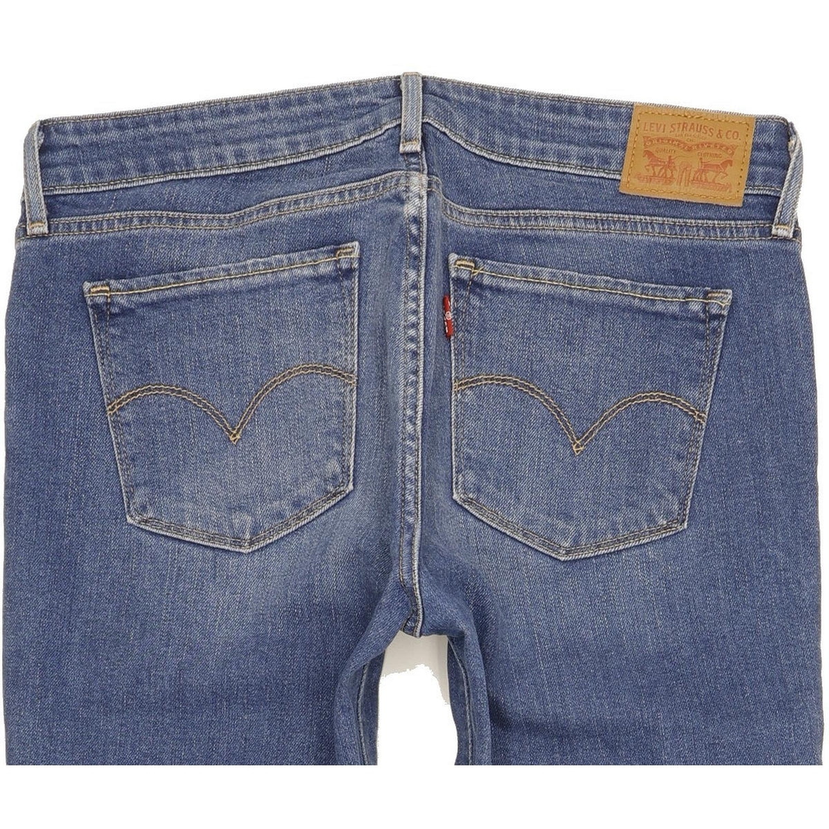 Levi's 711 Women Blue Skinny Slim Stretch Jeans W29 L32