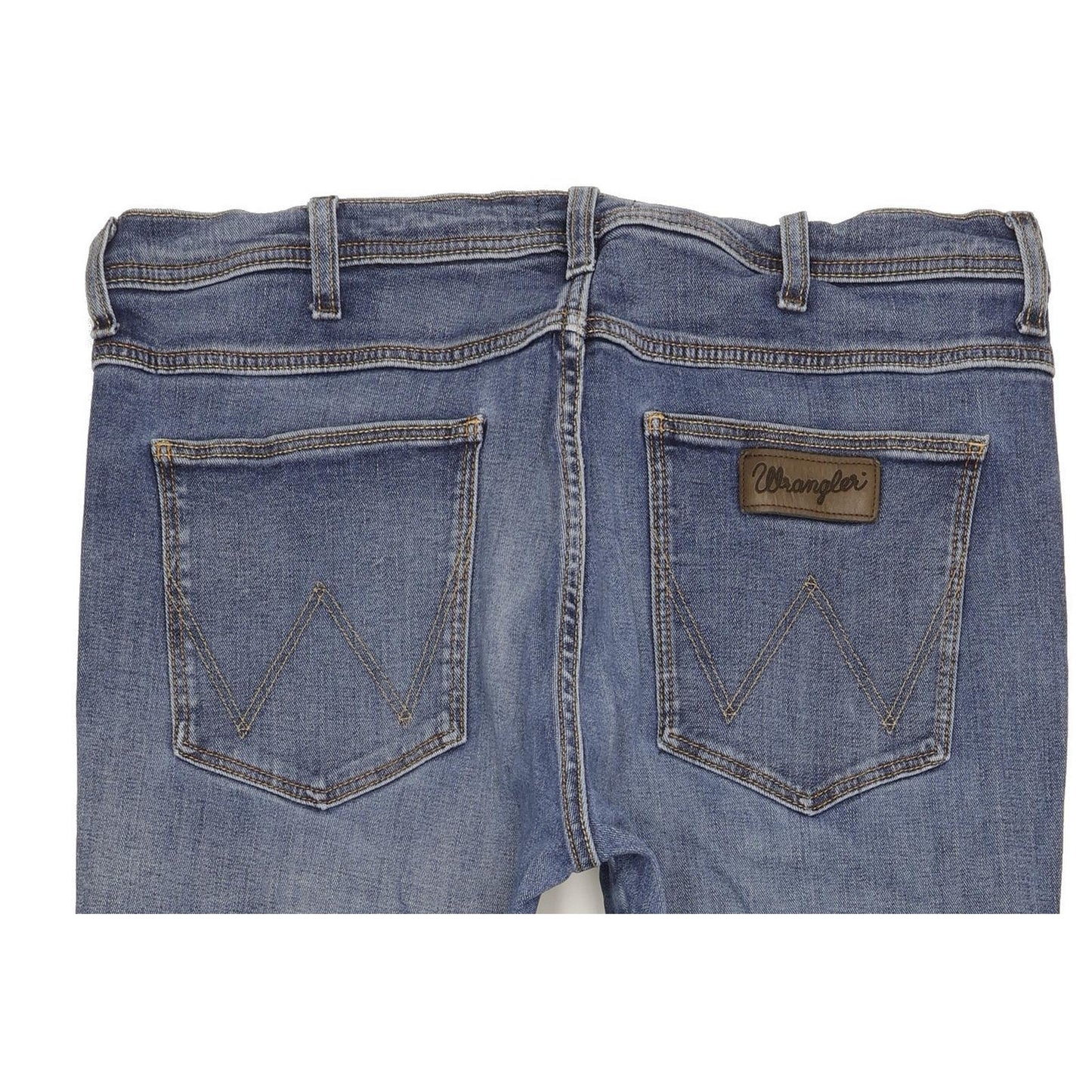 Wrangler Arizona Men Blue Straight Regular Stretch Jeans W38 L31