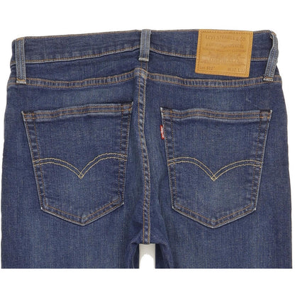 Levi's 512 Men Blue Tapered Regular Stretch Jeans W32 L31