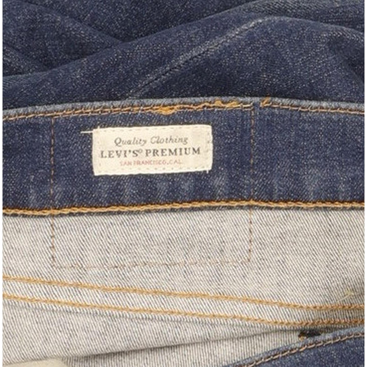 Levi's 512 Men Blue Tapered Regular Stretch Jeans W32 L31