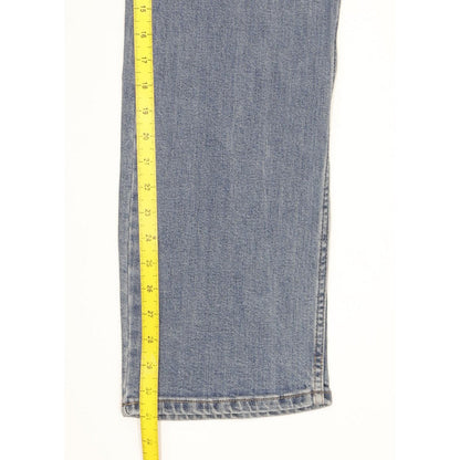 Wrangler Durable Quality Men Blue Straight Regular Stretch Jeans W38 L31