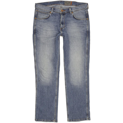 Wrangler Greensboro Men Blue Straight Regular Jeans W34 L29