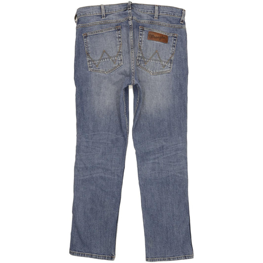 Wrangler Greensboro Men Blue Straight Regular Jeans W34 L29