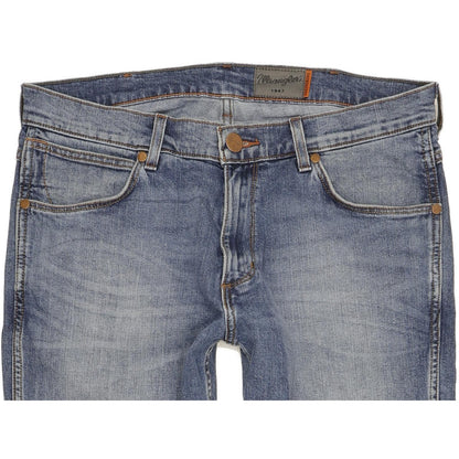 Wrangler Greensboro Men Blue Straight Regular Jeans W34 L29