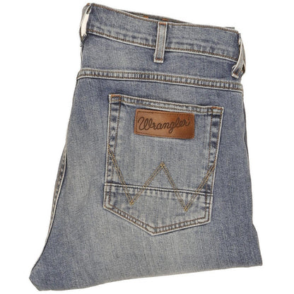 Wrangler Greensboro Men Blue Straight Regular Jeans W34 L29