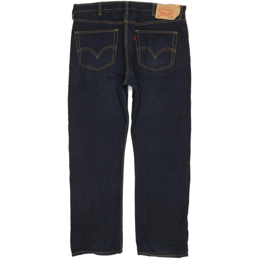 Levi's 501 Men Black Straight Regular Trousers W38 L30