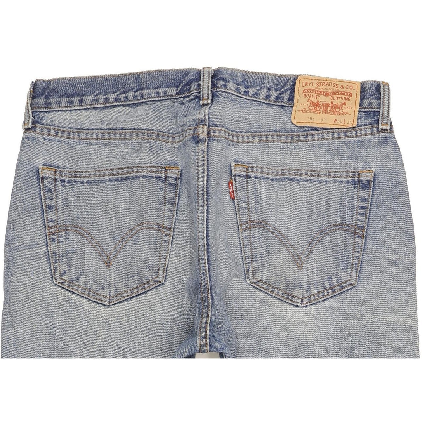 Levi's 751 Men Blue Straight Regular Jeans W36 L30