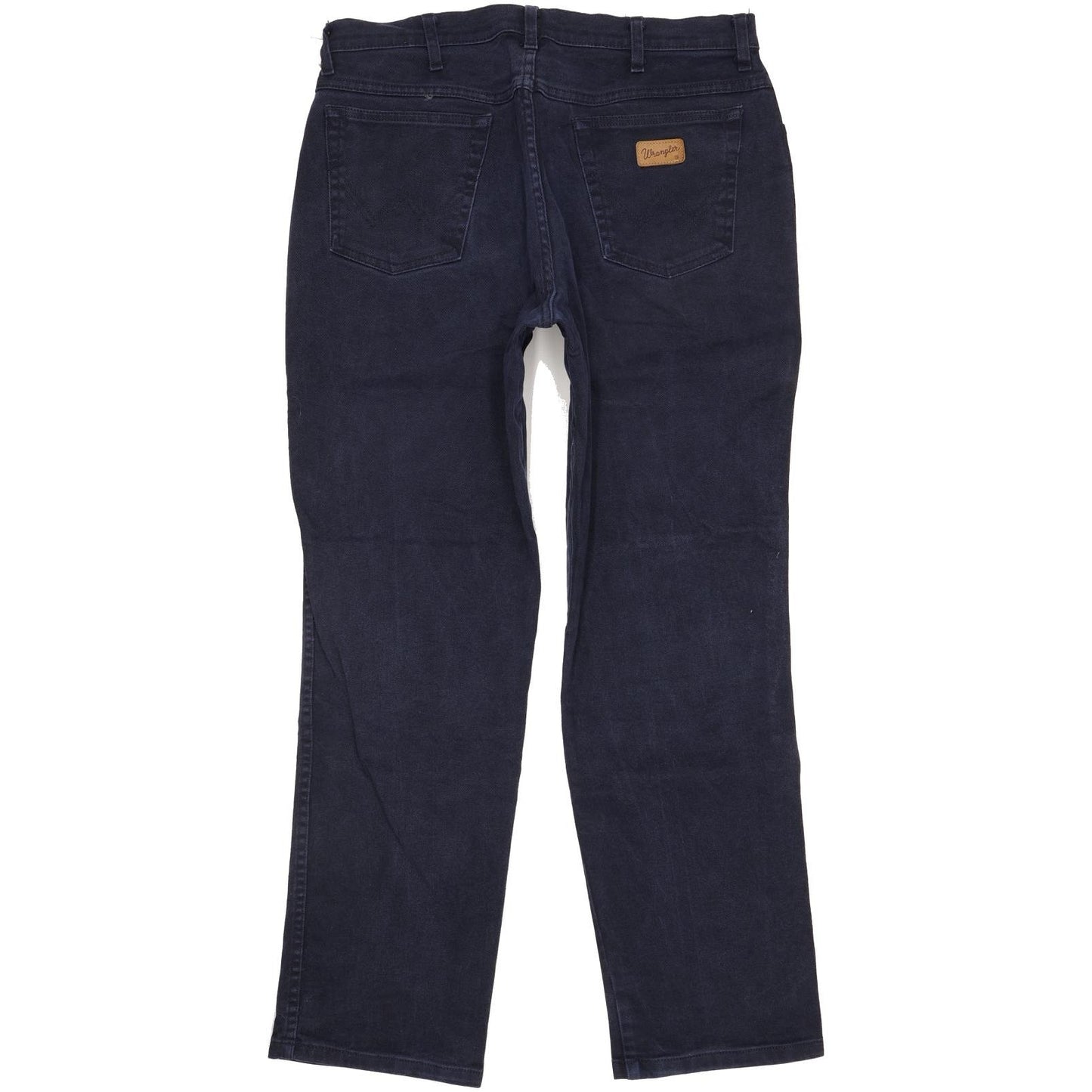 Wrangler Oregon Men Navy Straight Regular Stretch Jeans W36 L32