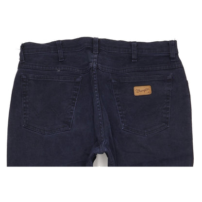 Wrangler Oregon Men Navy Straight Regular Stretch Jeans W36 L32