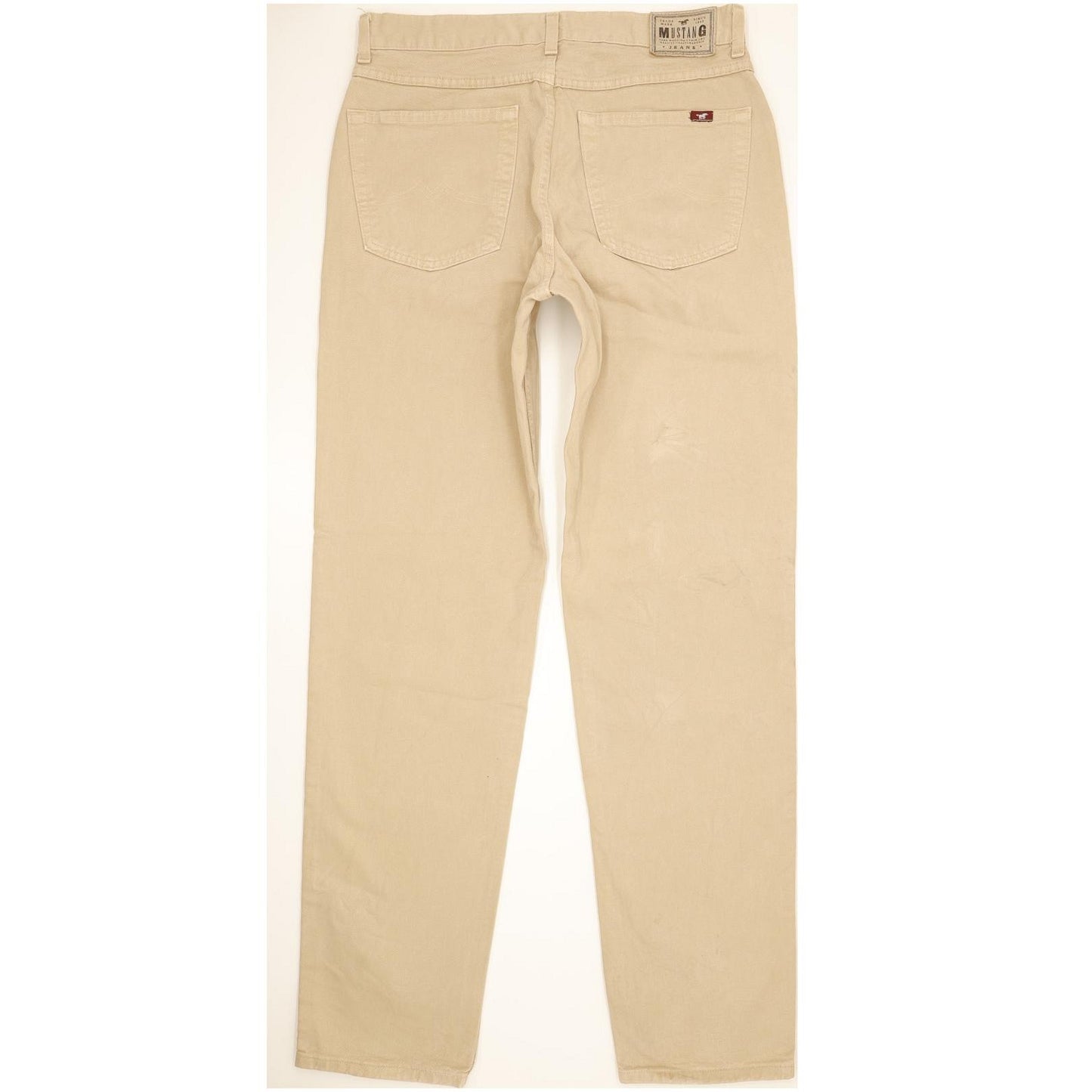 Mustang Michigan Men Beige Tapered Regular Jeans W34 L36