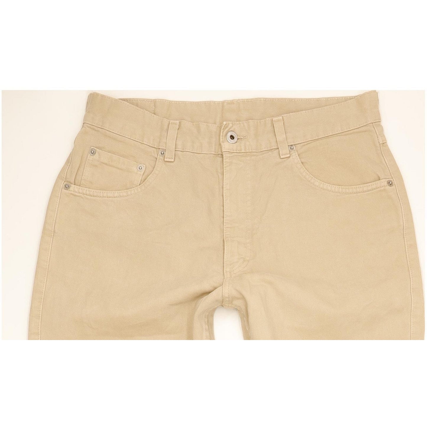 Mustang Michigan Men Beige Tapered Regular Jeans W34 L36