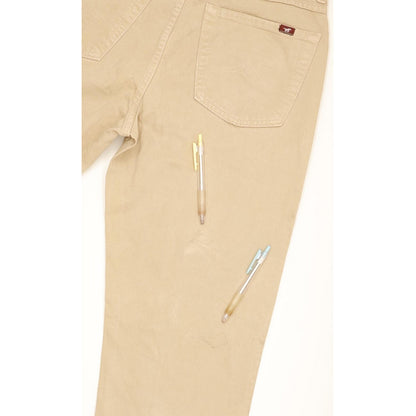 Mustang Michigan Men Beige Tapered Regular Jeans W34 L36