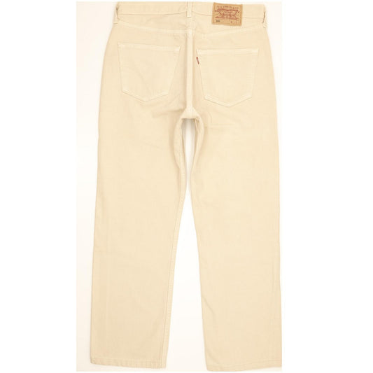 Levi's 501 Men Beige Straight Regular Jeans W33 L28