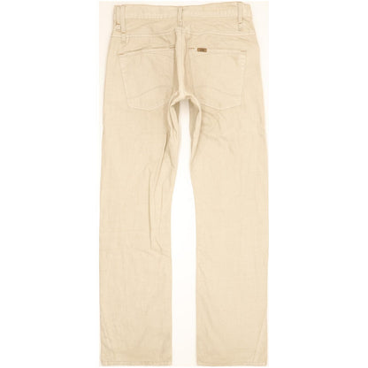 Lee Keeler Men Beige Straight Regular Jeans W32 L31