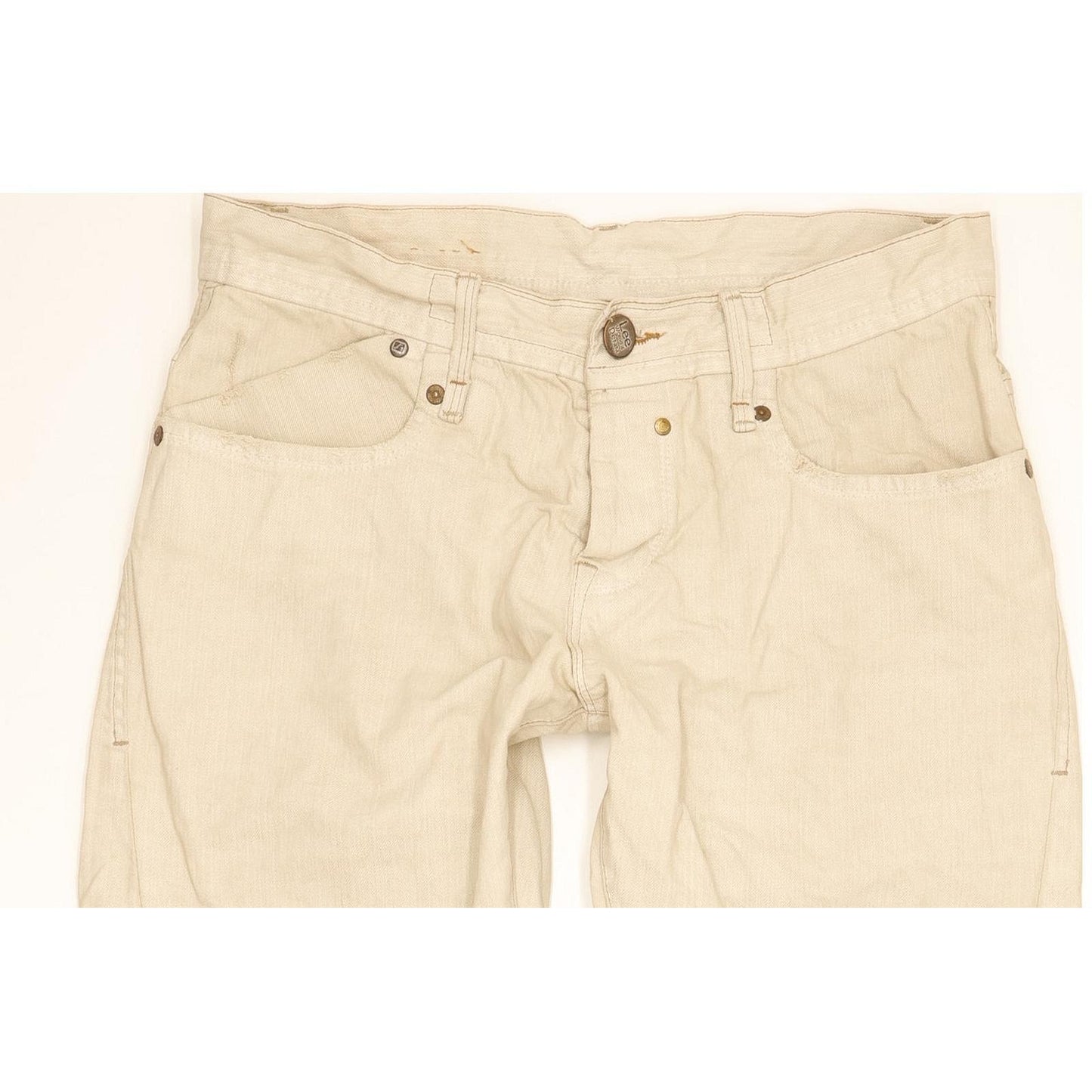 Lee Keeler Men Beige Straight Regular Jeans W32 L31