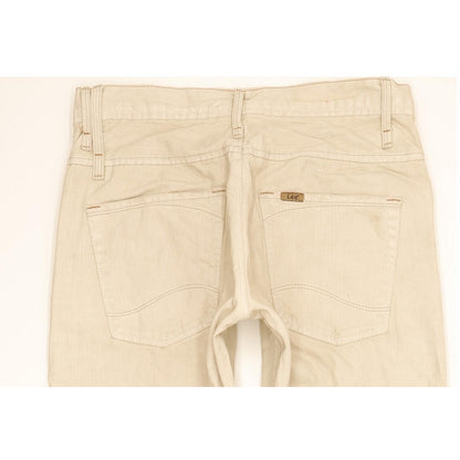 Lee Keeler Men Beige Straight Regular Jeans W32 L31