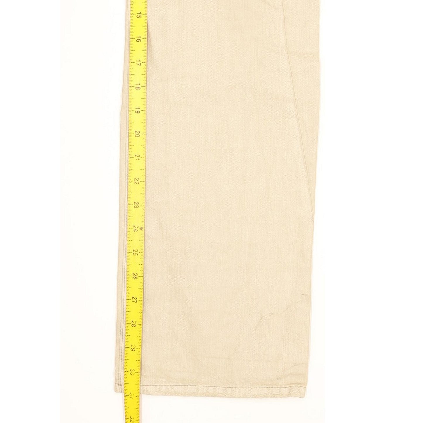 Lee Keeler Men Beige Straight Regular Jeans W32 L31