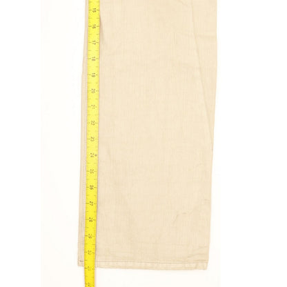 Lee Keeler Men Beige Straight Regular Jeans W32 L31