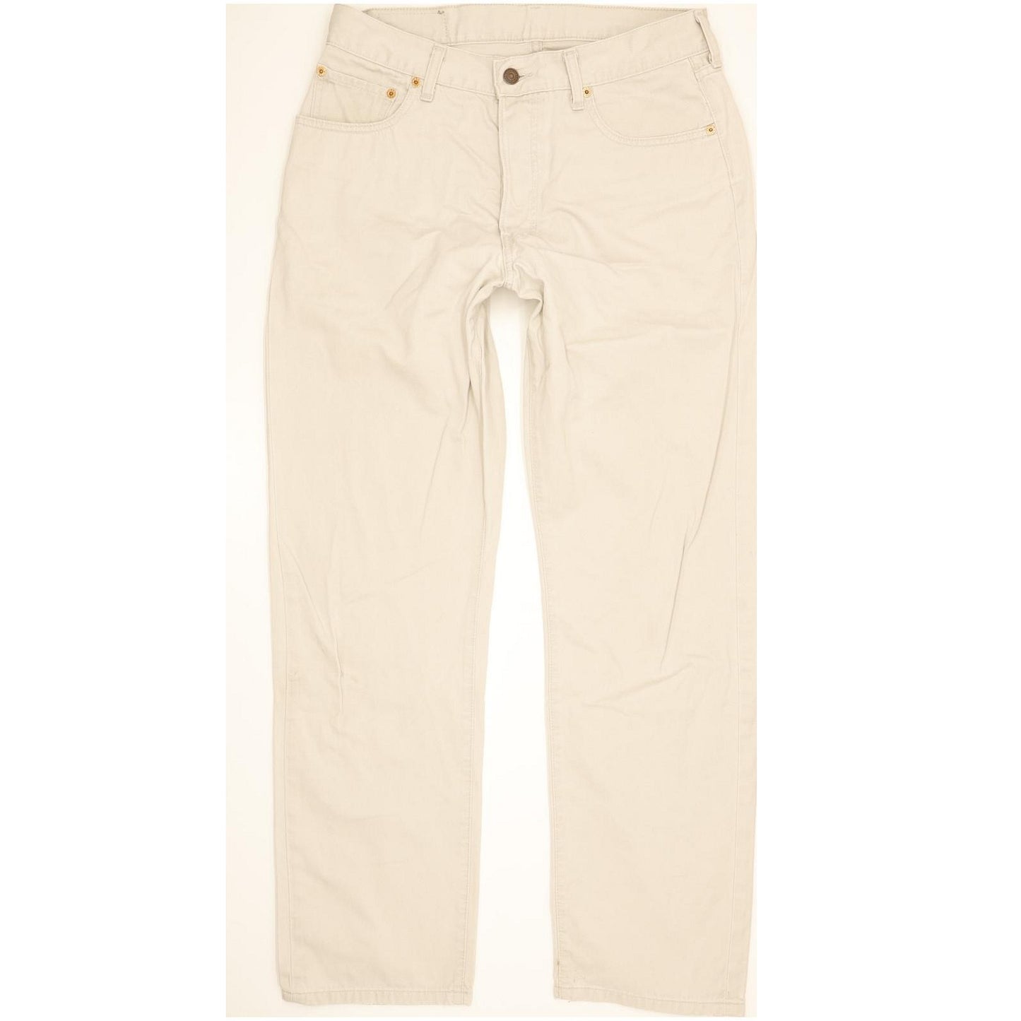 Levi's 517 Men Beige Straight Regular Jeans W33 L32