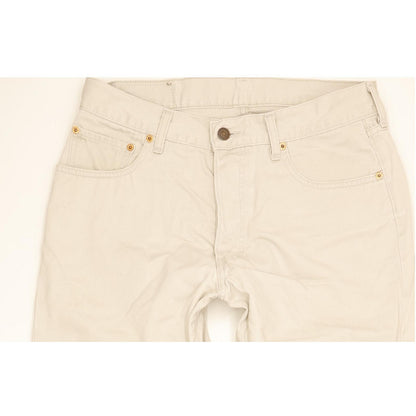 Levi's 517 Men Beige Straight Regular Jeans W33 L32