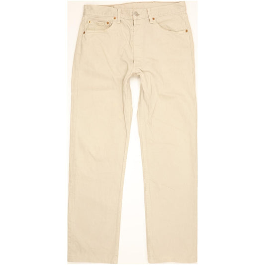 Levi's 501 Men Beige Straight Regular Jeans W33 L30