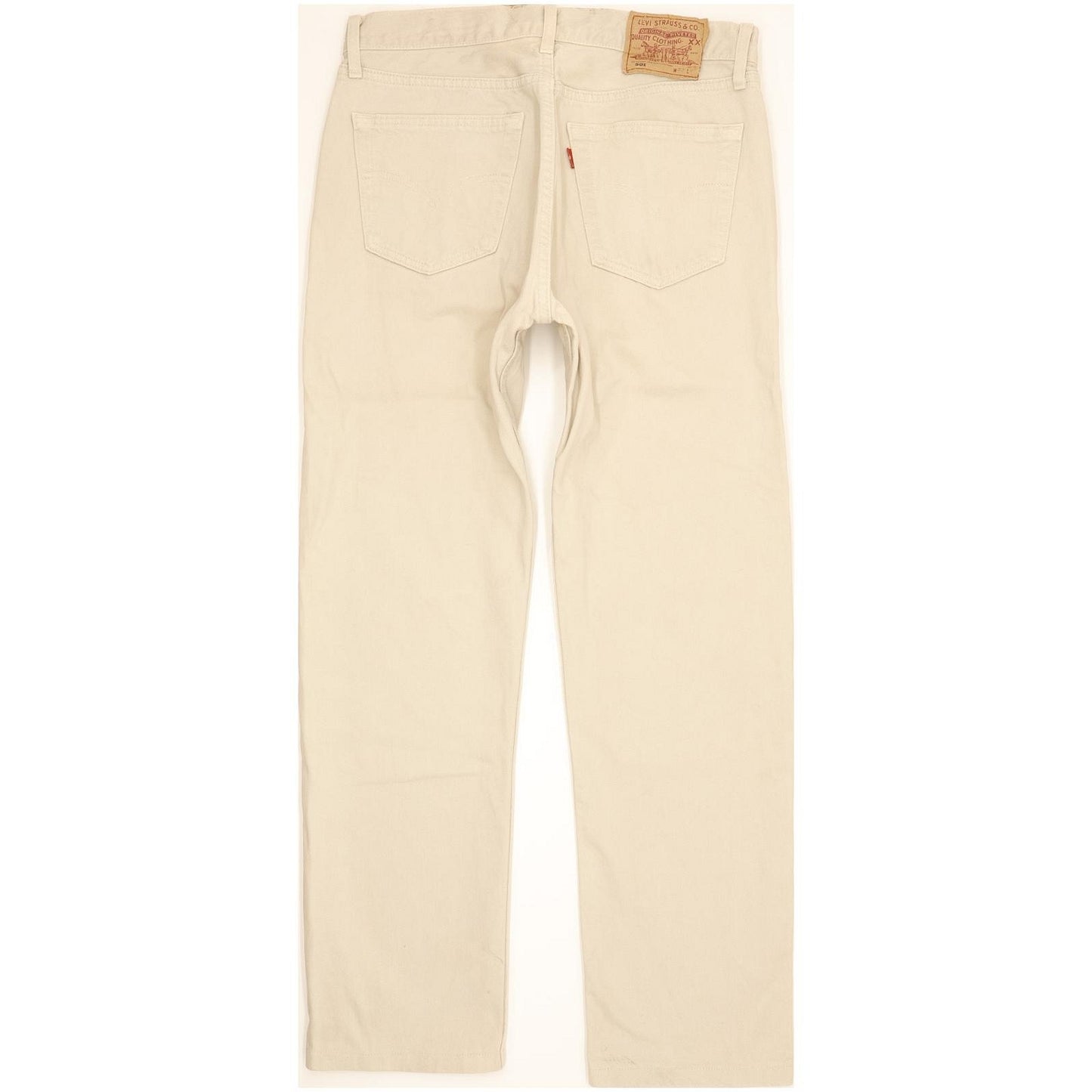 Levi's 501 Men Beige Straight Regular Jeans W33 L30