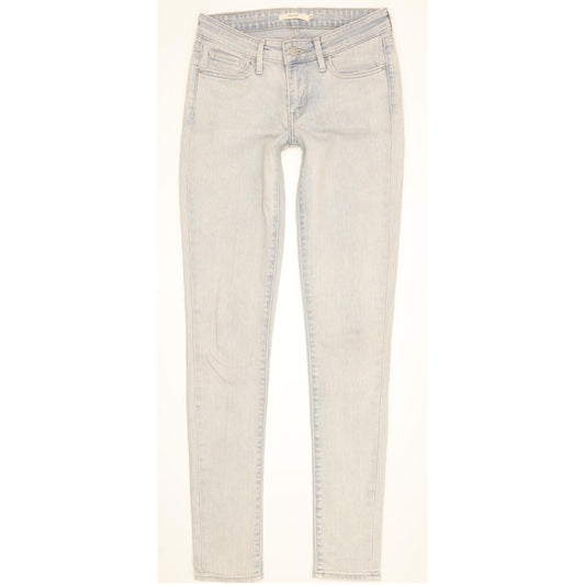 Levi's 711 Women Blue Skinny Slim Stretch Jeans W25 L32