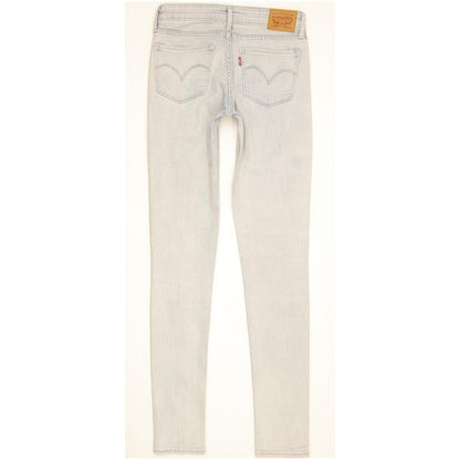 Levi's 711 Women Blue Skinny Slim Stretch Jeans W25 L32