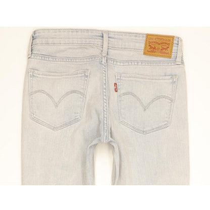Levi's 711 Women Blue Skinny Slim Stretch Jeans W25 L32
