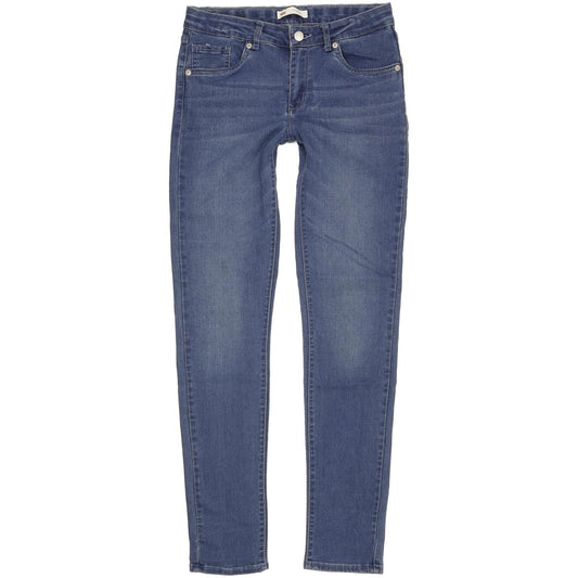 Levi's 711 Girls Women Blue Skinny Slim Jeans W28 L31