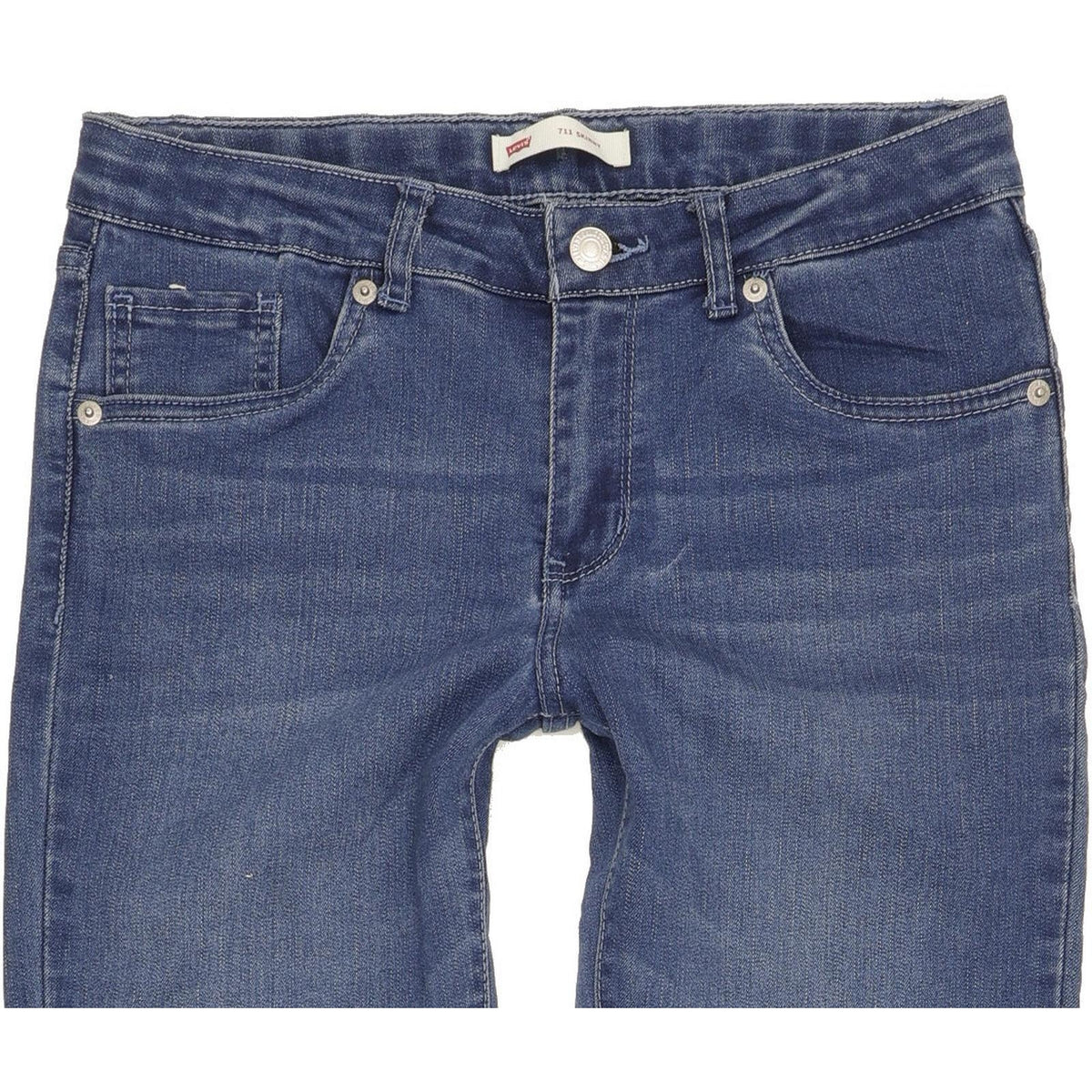 Levi's 711 Girls Women Blue Skinny Slim Jeans W28 L31