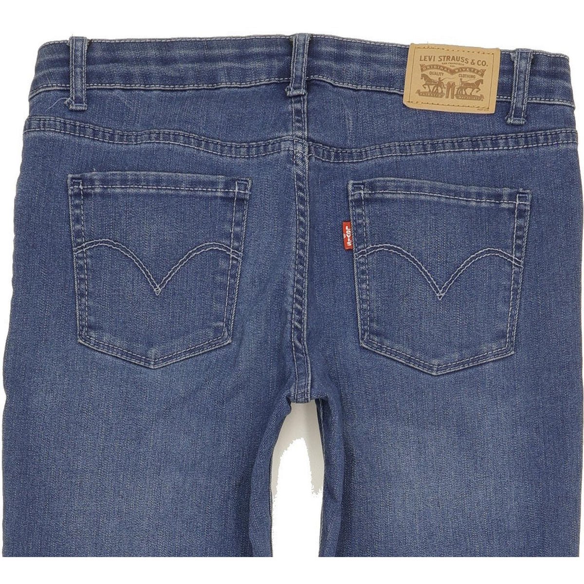 Levi's 711 Girls Women Blue Skinny Slim Jeans W28 L31