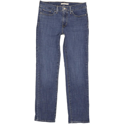 Levi's 314 Shaping Women Blue Straight Slim Stretch Jeans W29 L31