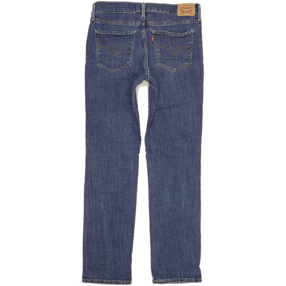 Levi's 314 Shaping Women Blue Straight Slim Stretch Jeans W29 L31