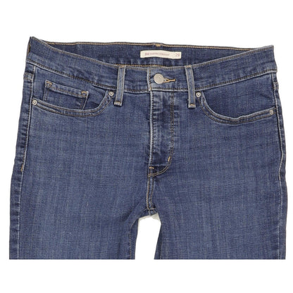 Levi's 314 Shaping Women Blue Straight Slim Stretch Jeans W29 L31
